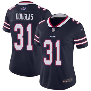 Bills #31 Rasul Douglas Navy Women's Stitched NFL Limited Inverted Legend Jersey