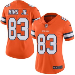 broncos #83 marvin mims jr. orange women's stitched nfl limited rush cheap jersey