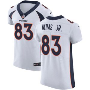 broncos #83 marvin mims jr. white men's stitched nfl new elite elite jersey