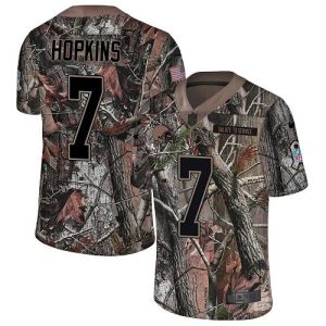 cheap Browns #7 Dustin Hopkins Camo Men's Stitched NFL Limited Rush Realtree Jersey