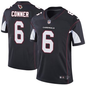 Cardinals #6 James Conner Black Alternate Men's Stitched NFL Vapor Untouchable Limited Jersey