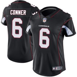 cardinals #6 james conner black alternate women's stitched nfl vapor untouchable limited youth jersey