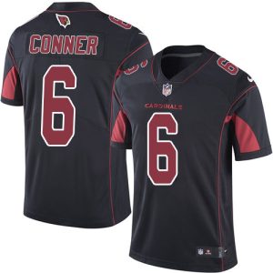 cardinals #6 james conner black men's stitched nfl limited rush wholesale jersey