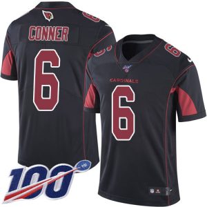 cardinals #6 james conner black youth stitched nfl limited rush 100th season authentic jersey