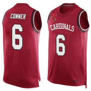 Cardinals #6 James Conner Red Team Color Men's Stitched NFL Limited Tank Top Jersey