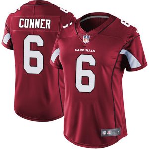 youth Cardinals #6 James Conner Red Team Color Women's Stitched NFL Vapor Untouchable Limited Jersey