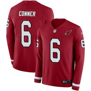 cardinals #6 james conner red team color youth stitched nfl limited therma long sleeve limited jersey