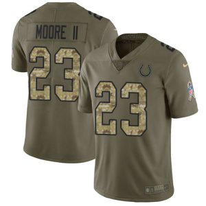 colts #23 kenny moore ii olive/camo men's stitched nfl limited 2017 salute to service cheap jersey