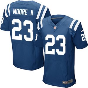 Colts #23 Kenny Moore II Royal Blue Team Color Men's Stitched NFL Vapor Untouchable Elite Jersey