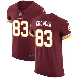 commanders #83 jamison crowder burgundy red team color men's stitched nfl vapor untouchable elite authentic jersey