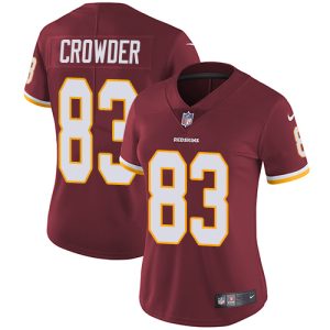 Commanders #83 Jamison Crowder Burgundy Red Team Color Women's Stitched NFL Vapor Untouchable Limited Jersey