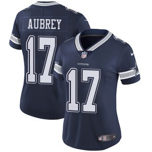 Cowboys #17 Brandon Aubrey Navy Blue Team Color Women's Stitched NFL Vapor Untouchable Limited Jersey