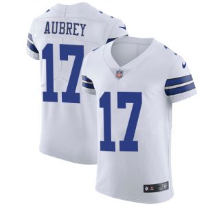 wholesale Cowboys #17 Brandon Aubrey White Men's Stitched NFL New Elite Jersey