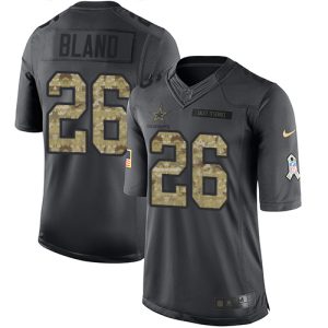 cowboys #26 daron bland black men's stitched nfl limited 2016 salute to service elite jersey