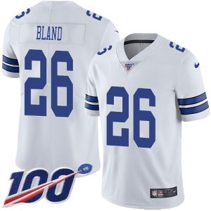 Cowboys #26 DaRon Bland White Youth Stitched NFL 100th Season Vapor Untouchable Limited Jersey