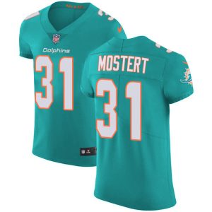 personalized Dolphins #31 Raheem Mostert Aqua Green Team Color Men's Stitched NFL Vapor Untouchable Elite Jersey