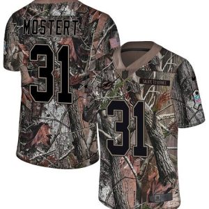 Dolphins #31 Raheem Mostert Camo Men's Stitched NFL Limited Rush Realtree Jersey