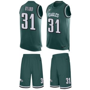 Eagles #31 Kevin Byard Green Team Color Men's Stitched NFL Limited Tank Top Suit Jersey