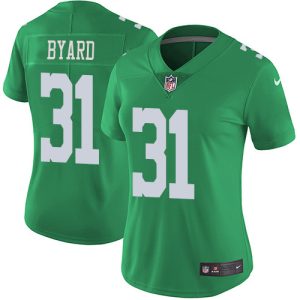 Eagles #31 Kevin Byard Green Women's Stitched NFL Limited Rush Jersey