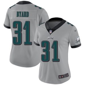 Eagles #31 Kevin Byard Silver Women's Stitched NFL Limited Inverted Legend Jersey