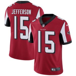 falcons #15 van jefferson red team color men's stitched nfl vapor untouchable limited wholesale jersey