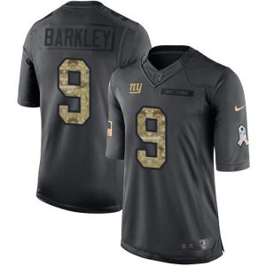 giants #9 matt barkley black men's stitched nfl limited 2016 salute to service personalized jersey