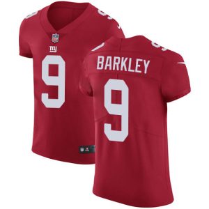 Giants #9 Matt Barkley Red Alternate Men's Stitched NFL New Elite Jersey