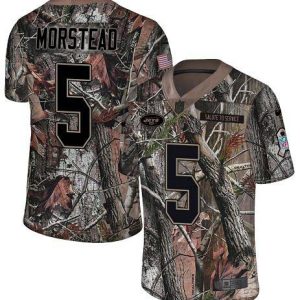 jets #5 thomas morstead camo men's stitched nfl limited rush realtree cheap jersey