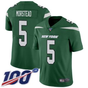 limited Jets #5 Thomas Morstead Green Team Color Youth Stitched NFL 100th Season Vapor Untouchable Limited Jersey