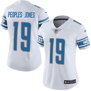 lions #19 donovan peoples-jones white women's stitched nfl vapor untouchable limited cheap jersey