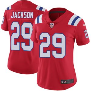 limited Patriots #29 J.C. Jackson Red Alternate Women's Stitched NFL Vapor Untouchable Limited Jersey