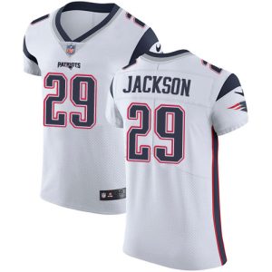 patriots #29 j.c. jackson white men's stitched nfl vapor untouchable elite authentic jersey