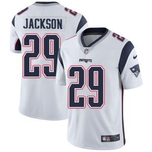 Patriots #29 J.C. Jackson White Youth Stitched NFL Vapor Untouchable Limited Jersey