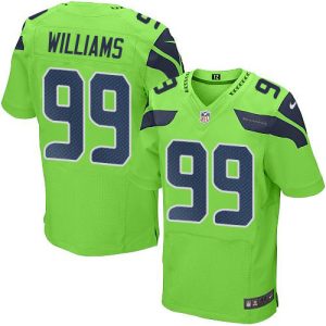 Seahawks #99 Leonard Williams Green Men's Stitched NFL Elite Rush Jersey