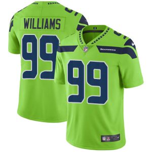 seahawks #99 leonard williams green men's stitched nfl limited rush wholesale jersey