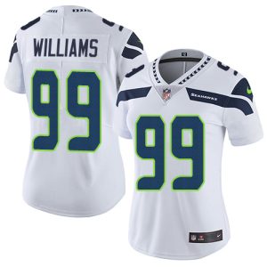 wholesale Seahawks #99 Leonard Williams White Women's Stitched NFL Vapor Untouchable Limited Jersey