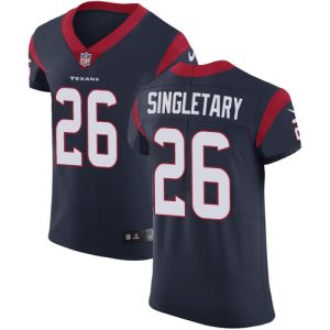 texans #26 devin singletary navy blue team color men's stitched nfl vapor untouchable elite cheap jersey