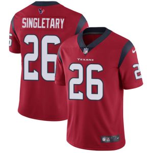 texans #26 devin singletary red alternate youth stitched nfl vapor untouchable limited wholesale jersey