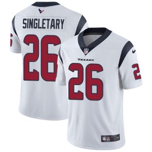 texans #26 devin singletary white youth stitched nfl vapor untouchable limited wholesale jersey