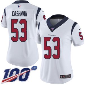 texans #53 blake cashman white women's stitched nfl 100th season vapor untouchable limited cheap jersey