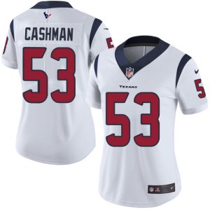 cheap Texans #53 Blake Cashman White Women's Stitched NFL Vapor Untouchable Limited Jersey