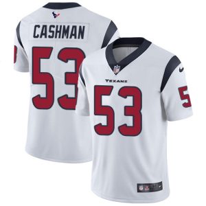 authentic Texans #53 Blake Cashman White Youth Stitched NFL Vapor Untouchable Limited Jersey