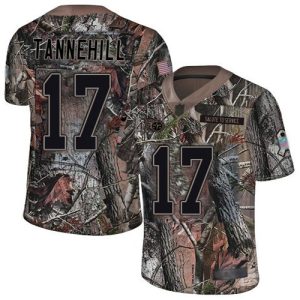 Titans #17 Ryan Tannehill Camo Youth Stitched NFL Limited Rush Realtree Jersey