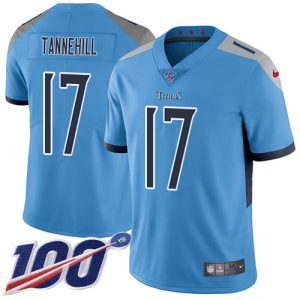 titans #17 ryan tannehill light blue alternate youth stitched nfl 100th season vapor limited wholesale jersey