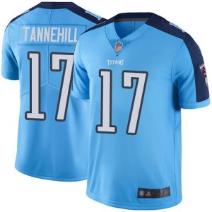 titans #17 ryan tannehill light blue youth stitched nfl limited rush customized jersey