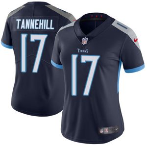 cheap Titans #17 Ryan Tannehill Navy Blue Team Color Women's Stitched NFL Vapor Untouchable Limited Jersey