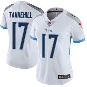 wholesale Titans #17 Ryan Tannehill White Women's Stitched NFL Vapor Untouchable Limited Jersey