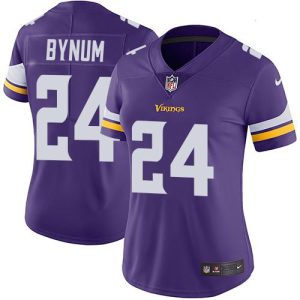 vikings #24 camryn bynum purple team color women's stitched nfl vapor untouchable limited cheap jersey