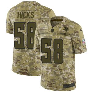 vikings #58 jordan addison camo youth stitched nfl limited 2018 salute to service personalized jersey