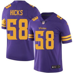 Vikings #58 Jordan Addison Purple Youth Stitched NFL Limited Rush Jersey